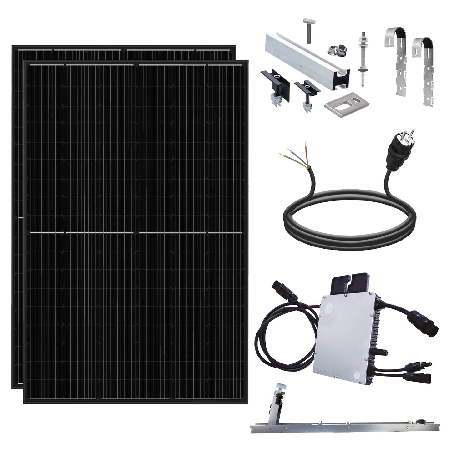 Solar Komplettset Dach – Duo800 full black