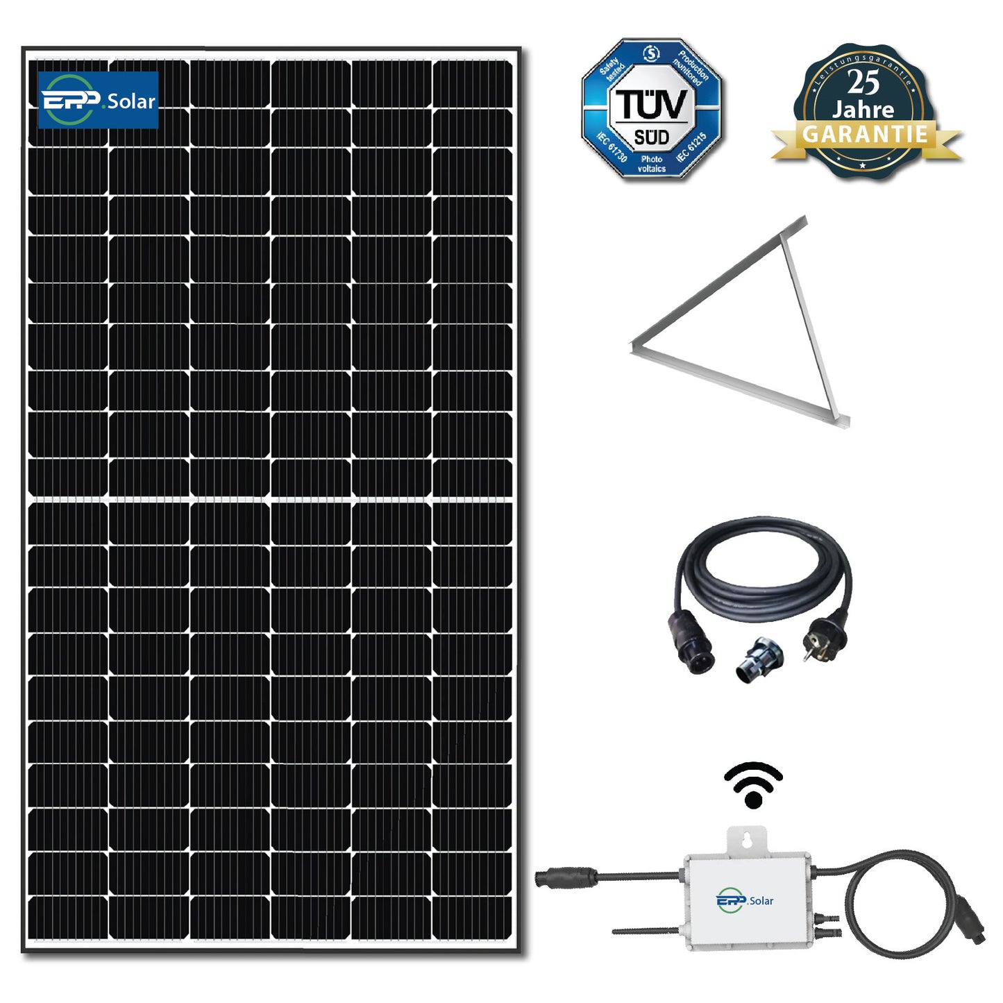 Solar Komplettset Flachdach - Mono410
