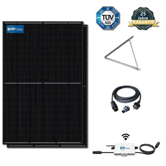 Solar Komplettset Garten – Duo800 full black