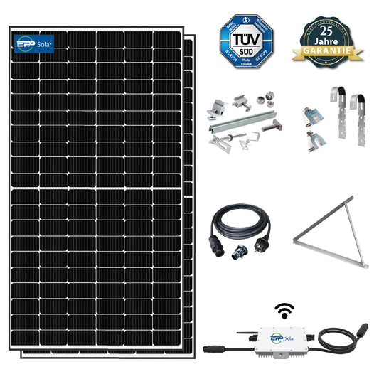 Solar Komplettset Flachdach - Duo820